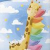 FARO pln Babybettwäsche Giraffe Baby Bettwäsche 2tlg Set 100x135 40x60 cm 100% Baumwolle, 2 teilig Bild 2