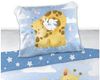 FARO pln Babybettwäsche Giraffe Baby Bettwäsche 2tlg Set 100x135 40x60 cm 100% Baumwolle, 2 teilig Bild 3