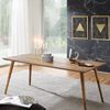 Kadima Design Massivholz Esstisch ""Savio"": Retro Landhausstil, handgefertigt, Sheesham-Holz, Braun mit Maserungen. 180x80x76 cm Bild 2