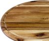 Kesper | 4er Pack Fleischteller mit Saftrille | Frühstücksbrettchen aus Akazienholz | rund 30 cm ø | ideal zum Frühstücken oder Abendbrot Bild 3