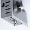 LED Kugellampe, Glas, Metall, opal gewischt, weiß, H 12cm Bild 4