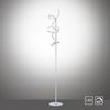 LED Stehleuchte, dimmbar, silber-weiß, geschwungen, Höhe 156 cm Bild 5