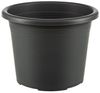 Dehner Blumentopf Cylindro, Pflanzentopf frostbeständig/UV-beständig/wetterfest, Pflanzkübel recycelt, ca. Ø 40 cm, Höhe 29 cm, Kunststoff, anthrazit Bild 3