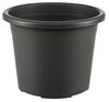 Dehner Blumentopf Cylindro, Pflanzentopf frostbeständig/UV-beständig/wetterfest, Pflanzkübel recycelt, ca. Ø 40 cm, Höhe 29 cm, Kunststoff, anthrazit Bild 5
