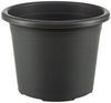 Dehner Blumentopf Cylindro, Pflanzentopf frostbeständig/UV-beständig/wetterfest, Pflanzkübel recycelt, ca. Ø 40 cm, Höhe 29 cm, Kunststoff, anthrazit Bild 4