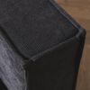 Ecksofa Ottomane links Geflechtstoff 266x150x80 anthrazit FINN Bild 5