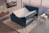 Boxspringbett Marbella - Jacquard - dunkelblau - 140x200 cm Bild 5