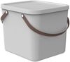 Rotho Aufbewahrungssystem Albula 40 L mistletoe weiß Aufbewahrungsbox mit Deckel Bild 2