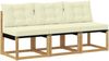 vidaXL 3 Stück Outdoor Mittelsofa 901613 Bild 2