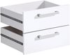 FMD Möbel - CALVIA 10 - 2 Schubkästen - melaminharzbeschichtete Spanplatte - Brillantweiß - 42 x 31,6 x 34,5cm Bild 5