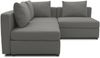 Gartenlounge Set 2 Bozhana mit Outdoorbezug in anthrazit Bild 3