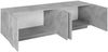 Dmora TV-Schrank Acix, niedriges Wohnzimmer-Sideboard, Fernsehständer-Basis, 100 % Made in Italy, 162 x 44 x 46 cm, Zement, Bild 5