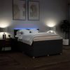vidaXL Boxspringbett mit Matratze Schwarz 160x200 cm Stoff 3289040 Bild 5