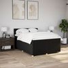 vidaXL Boxspringbett mit Matratze Schwarz 160x200 cm Stoff 3289040 Bild 4