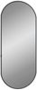 vidaXL Wandspiegel Schwarz 60x25 cm Oval 348204 Bild 3
