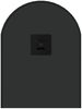 vidaXL Wandspiegel Schwarz 60x25 cm Oval 348204 Bild 5