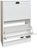HTI-Living Schuhschrank Schuhschrank Thekla mit 2 Klappen Weiß (Stück, 1-St, 1 Schuhschrank) Bild 2