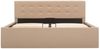 vidaXL Stauraumbett Hydraulisch Cappuccino-Braun Kunstleder 140×200 cm 285531 Bild 4