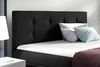 99rooms Primo Boxspringbett 160x200 cm Kunstleder SOFT Schwarz Bild 4