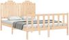vidaXL Massivholzbett ohne Matratze 140x200 cm Kiefernholz 3192296 Bild 4