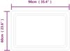 vidaXL LED-Badspiegel 60x90 cm 3154099 Bild 5