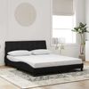 Doppelbett, Bettgestell Modernen ohne Matratze Schwarz 160x200 cm Samt d2629e Bild 2