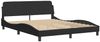 Doppelbett, Bettgestell Modernen ohne Matratze Schwarz 160x200 cm Samt d2629e Bild 4