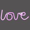 Just light LED Dekoleuchte Love 12,5 x 2 x 34,5 cm Bild 3
