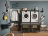 Waschmaschinenumbauschrank >LAUNDREEZY< in anthrazit - 135x162x67,5 (BxHxT) Bild 2