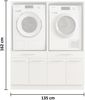 Waschmaschinenumbauschrank >LAUNDREEZY< in anthrazit - 135x162x67,5 (BxHxT) Bild 4