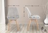 CLP Esszimmerstuhl Linares Mit Buchenholzgestell,beige Cord Bild 2