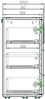 AX LIVING Kommode mit Schubladen Turell 2T3SZ – 120 cm, Weiß Bild 5