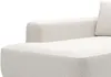 Vente-unique - DAVISO Chaise longue Stoff Beige - B 119 cm x H 84 cm x L 185 cm Bild 5