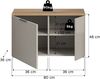 Sitzbank (B/H/T: 80x48x36 cm) in Kaschmir Nachbildung und Kaschmir Nachbildung Bild 4