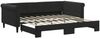 vidaXL Tagesbett Ausziehbar Schwarz 90x190 cm Samt 3197786 Bild 2