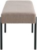 House Nordic Bank, Stein, schwarze Beine, 100x36x42,5 cm, HN1231 Bild 3
