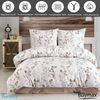 Buymax Bettwäsche Almira, Biber, 3 teilig, Bettwäsche-Set Bett- und Kopfkissenbezug mit Reißverschluss 200x200 cm Bild 2