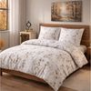 Buymax Bettwäsche Almira, Biber, 3 teilig, Bettwäsche-Set Bett- und Kopfkissenbezug mit Reißverschluss 200x200 cm Bild 1