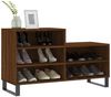 vidaXL Schuhregal Braun Eichen-Optik 102x36x60 cm Holzwerkstoff 831403 Bild 3