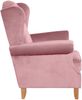 Ohrensessel Katria Bezug Samtvelours Buche natur / rosé 22831 Bild 2