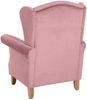 Ohrensessel Katria Bezug Samtvelours Buche natur / rosé 22831 Bild 3