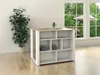Vente-unique - OPOLE Küchenmöbel Holz, Platte BeigeWeiß - B 80 cm x H 90,5 cm x L 110,2 cm Bild 1