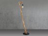 LED Stehleuchte mit Hanfseil und Holzstab, Höhe 150cm Bild 4