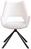 KAWOLA Esszimmerstuhl VELO Drehstuhl Stoff weiß 89 x 61 x 57 cm Bild 3