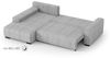 Beautysofa Ecksofa Benny mit Schlaffunktion und Bettkasten, Wellenfedern, stilvoll Polsterecke im modernes Design, L-förmiges Corner Sofa aus Cordstoff Bild 2