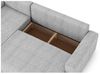 Beautysofa Ecksofa Benny mit Schlaffunktion und Bettkasten, Wellenfedern, stilvoll Polsterecke im modernes Design, L-förmiges Corner Sofa aus Cordstoff Bild 3