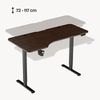 Höhenverstellbarer Tisch Stryn 160x75 cm Walnussoptik [pro. tec] Bild 3