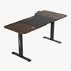 Höhenverstellbarer Tisch Stryn 160x75 cm Walnussoptik [pro. tec] Bild 5