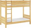Erst-Holz Etagenbett Kiefer 80x200 cm, natur Bild 1