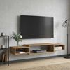 vidaXL Wandmontierter TV-Schrank Wandhalterung Artisan-Eiche 8006004 Bild 4